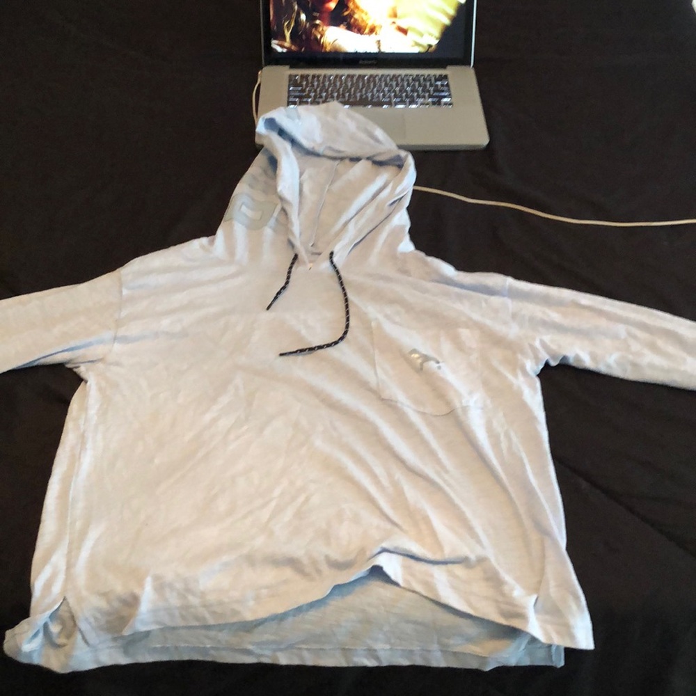 pink sweatshirt